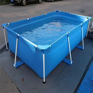 Family Outdoor Swimming Pool Rectangular pipe Frame Paddling Family Pool Kids Bracket Thickened Swim