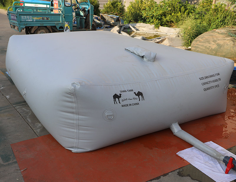 Hot Sales Rectangular Portable Grey Tarpaulin 10000L Water Storage Tank On Middle East Animal Drinki